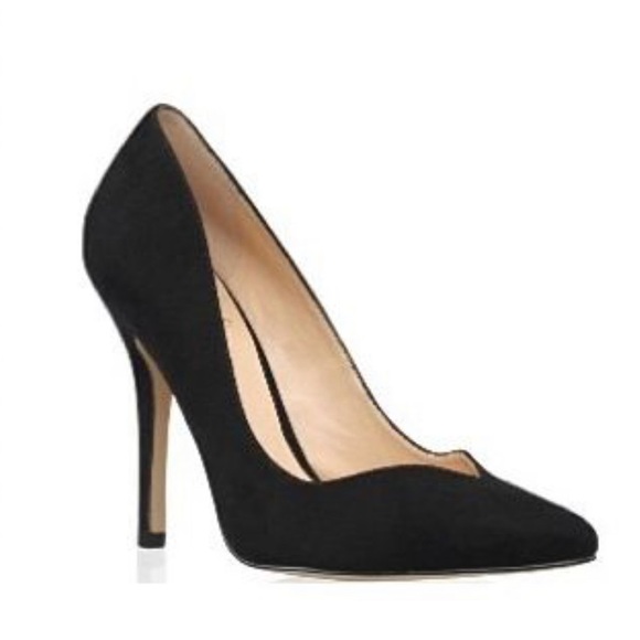 Kardashian Kollection Shoes - black suede heels // size 37